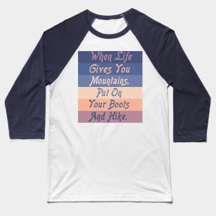 Uplifting Mood Baseball T-Shirt